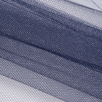 Nylon Net Tulle - Navy - Gianna Collection Folded