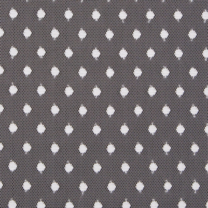 White Polka Dots Tulle & Crinoline Detail
