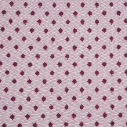 Polka Dots Tulle Crinoline - Burgundy