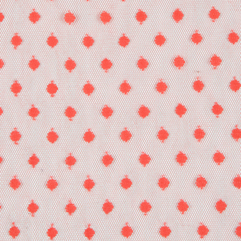 Red Polka Dots Tulle & Crinoline Detail