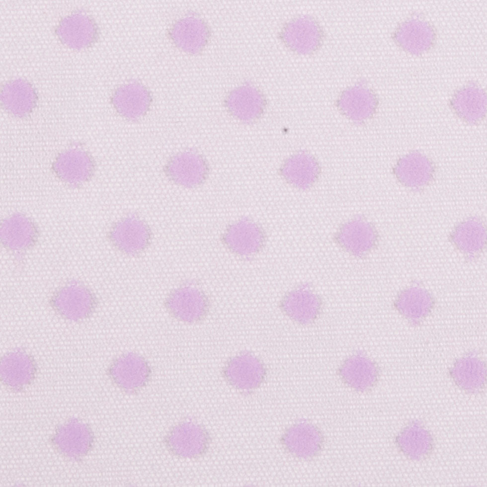 Polka Dots Tulle Crinoline - Orchid Detail