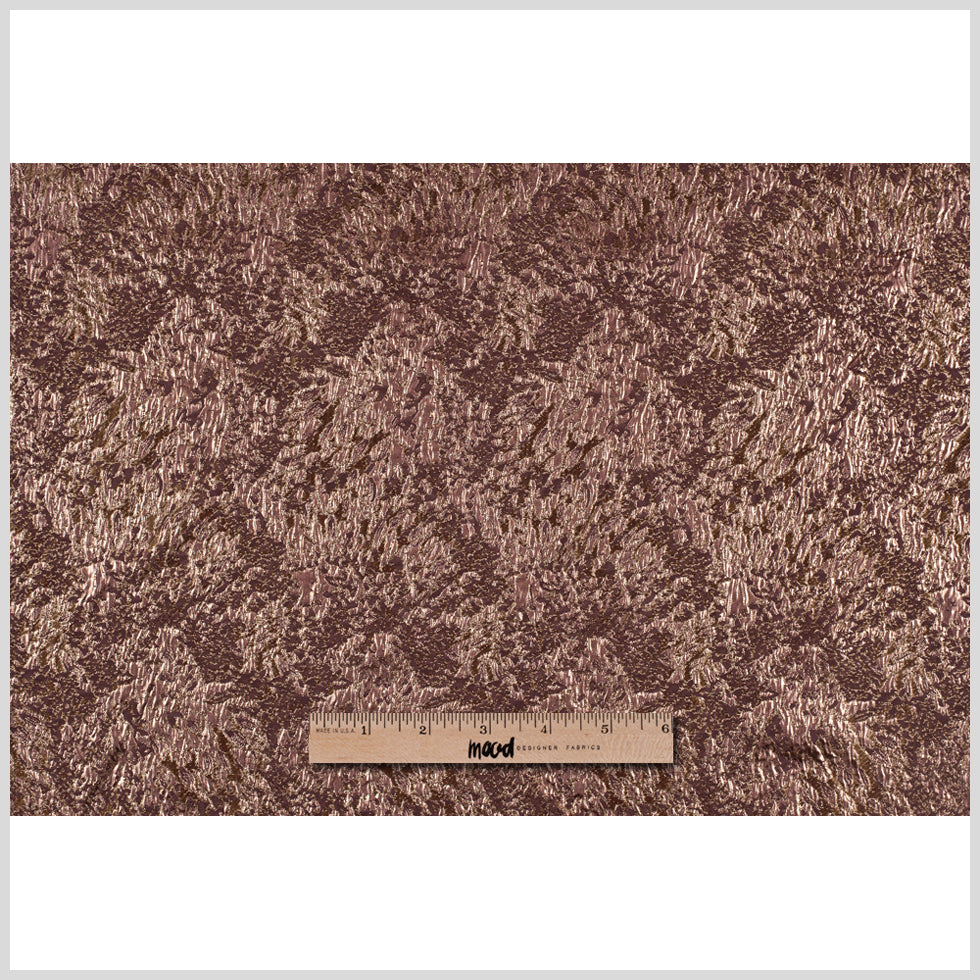Deep Bronze Italian Metallic Brocade Full