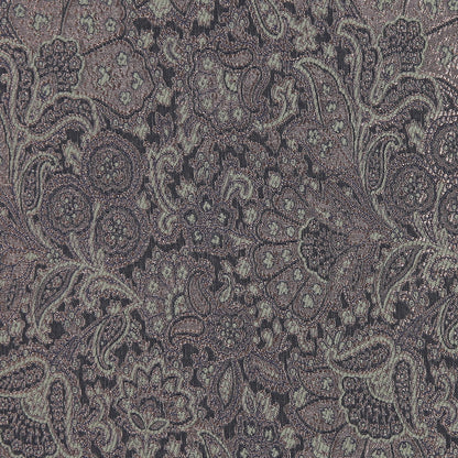 Italian Olive Floral Rayon Brocade Detail