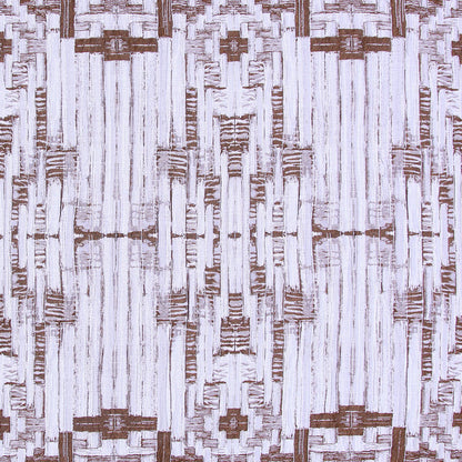 Carolina Herrera Coffee and White Brocade Detail