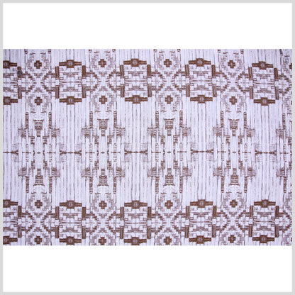 Carolina Herrera Coffee and White Brocade Full