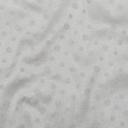 Metallic Disco Ball Ribbed Polka Dot Brocade
