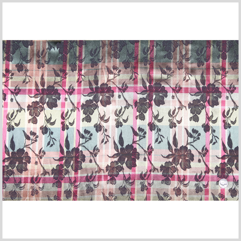 Multi-Colored Floral Brocade Full