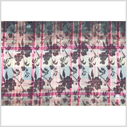 Multi-Colored Floral Brocade Full