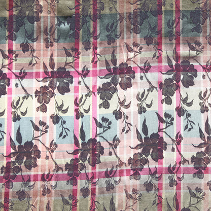 Multi-Colored Floral Brocade