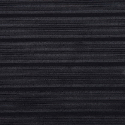Italian Black Striped Polyester Woven Detail