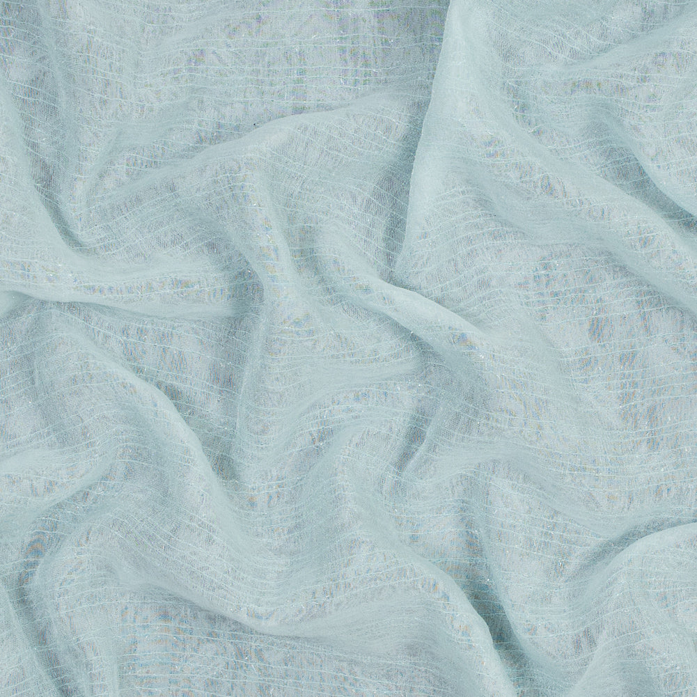Robin's Egg Polyester Novelty Woven