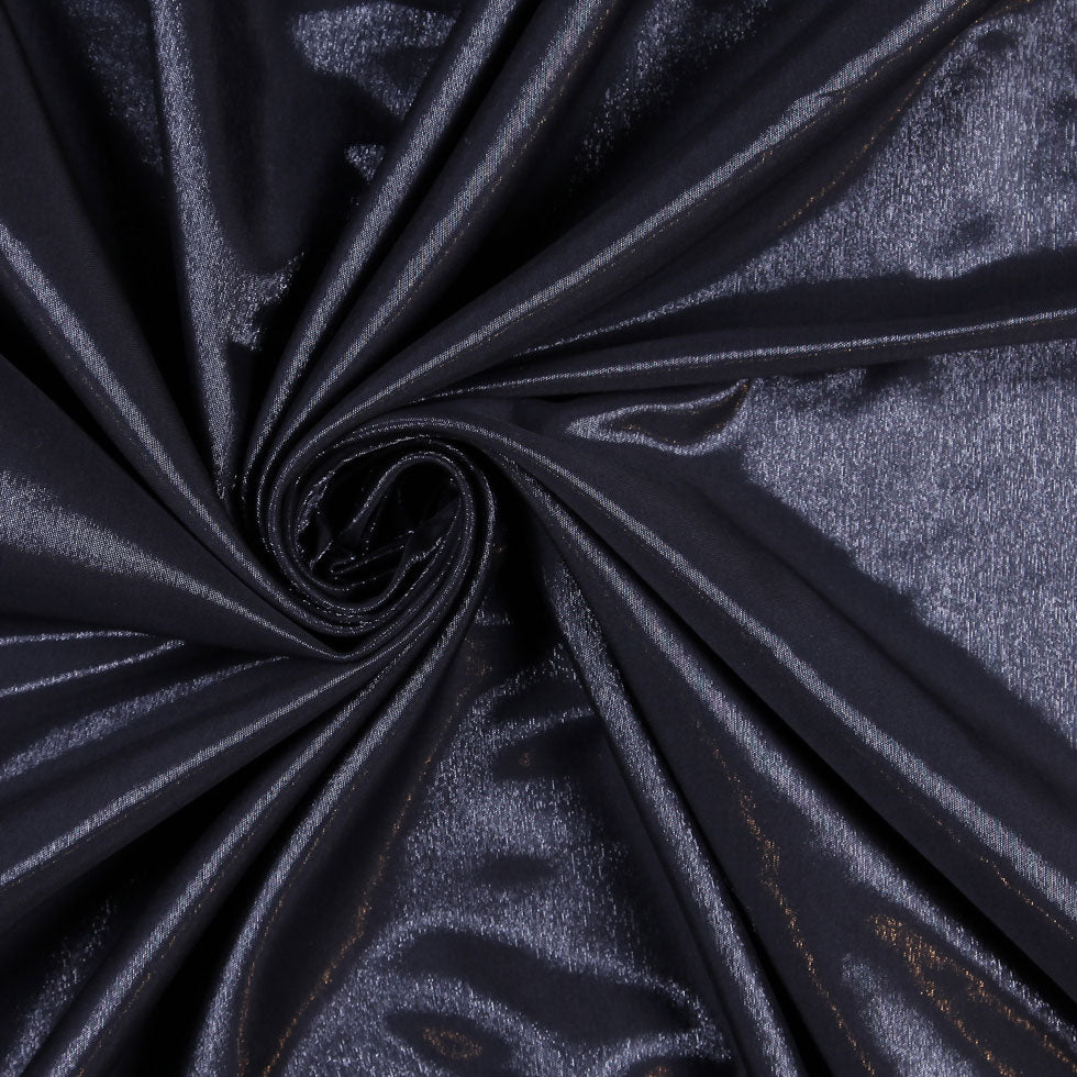 Black/Clear Solid Woven Detail