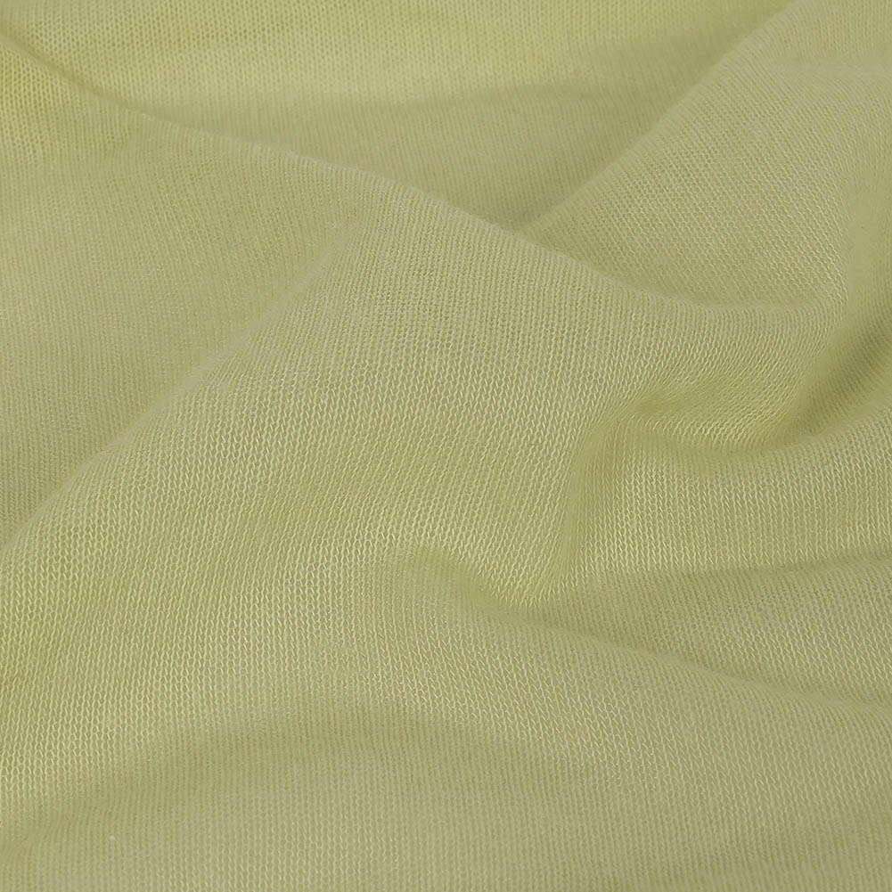 Light Lime Sheer Polyester Jersey Detail