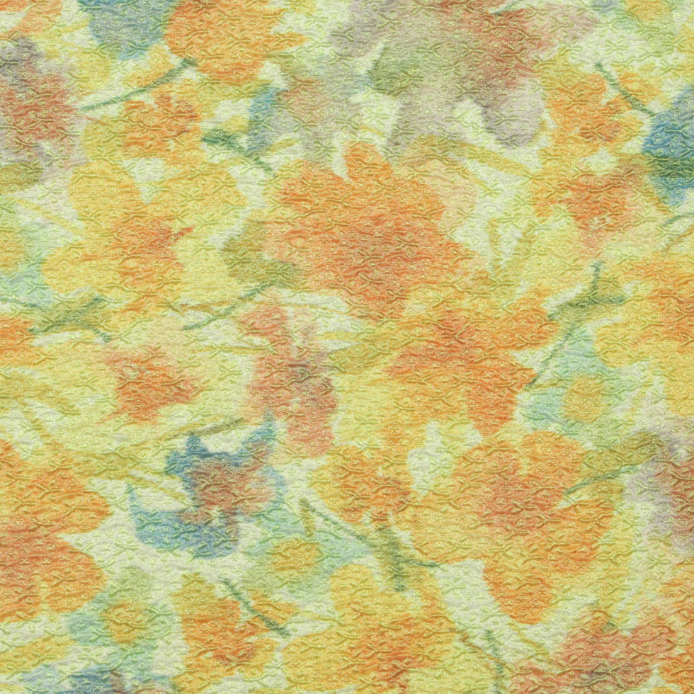 Kiwi Floral Brocade Detail