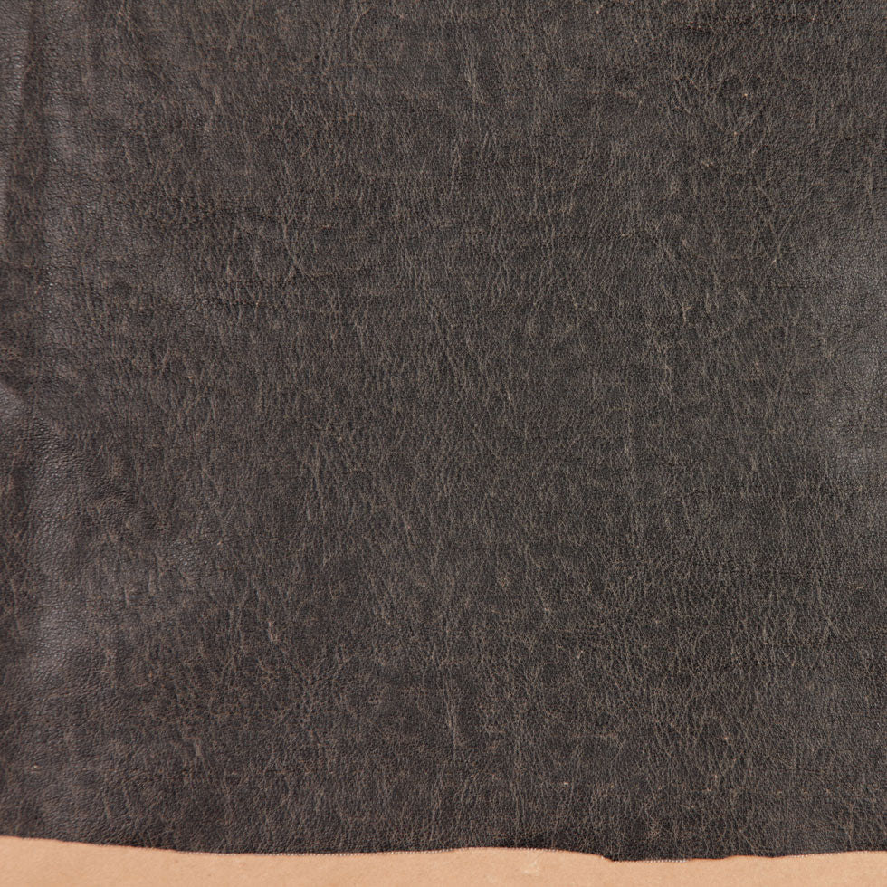 Black/Nude Solid Faux Leather/ Vinyl