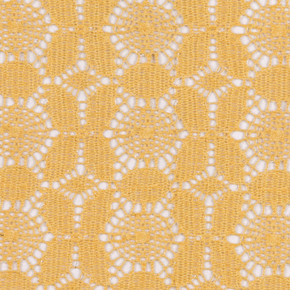 Marigold Floral Polyester Lace Detail