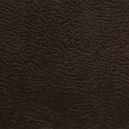 Chocolate Polyester-Nylon Faux Fur