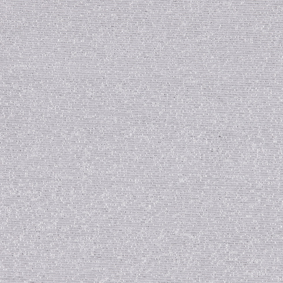 Metallic Silver Stretch Polyester Jersey Detail