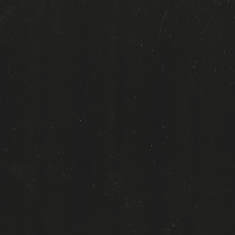 French Black Solid Faux Fur
