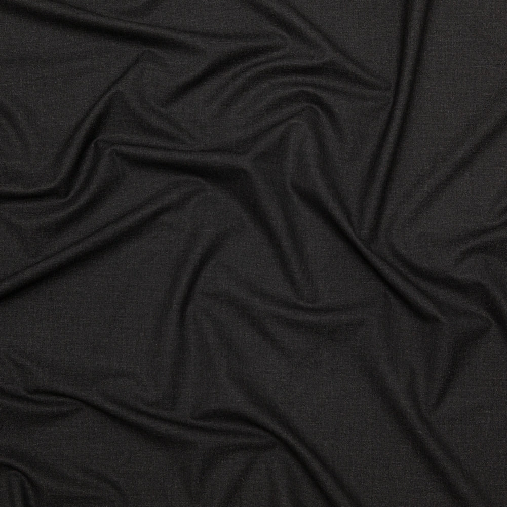 Charcoal Stretch Polyester Suiting