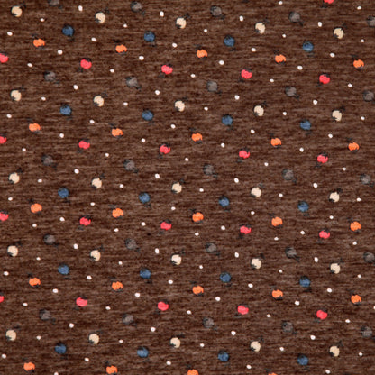 Italian Carob Brown Printed Tissue-Weight Jersey