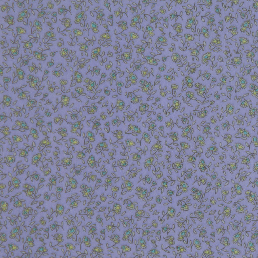 Lavender Petite Floral Sheer Poly Jersey Print