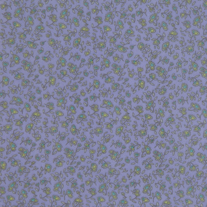 Lavender Petite Floral Sheer Poly Jersey Print
