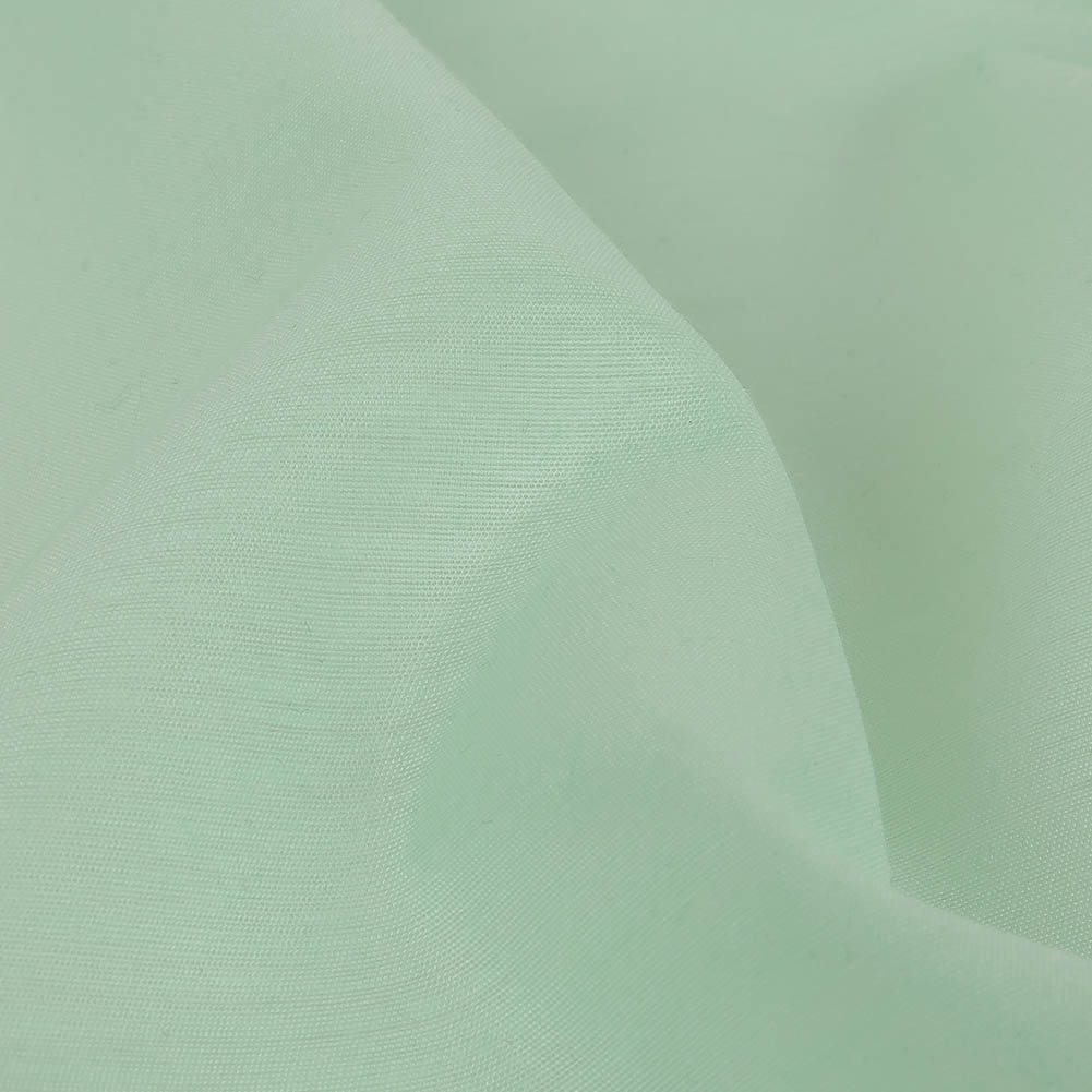Mint Green Polyester Voile Detail