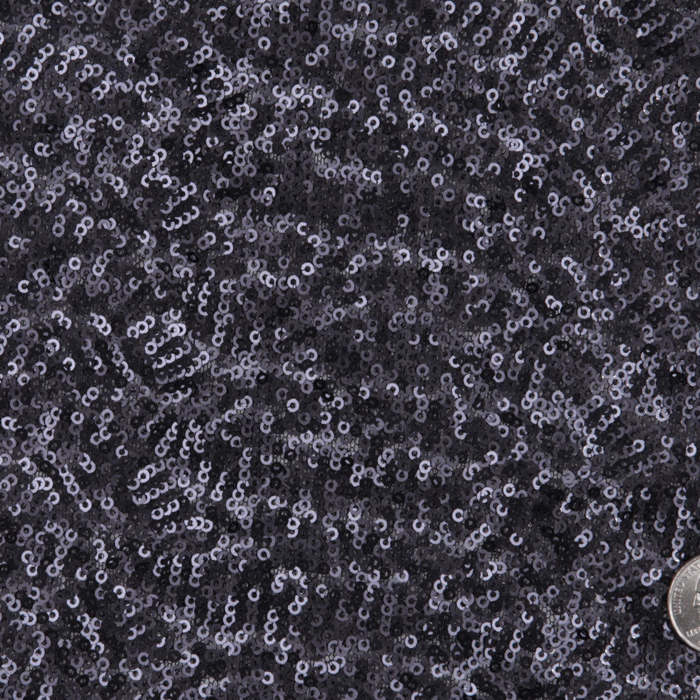 Mysterioso Clustered Baby Sequins over Stretch Mesh Detail