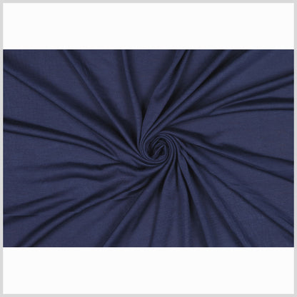 Heathered Navy Sheer Rayon Jersey Full