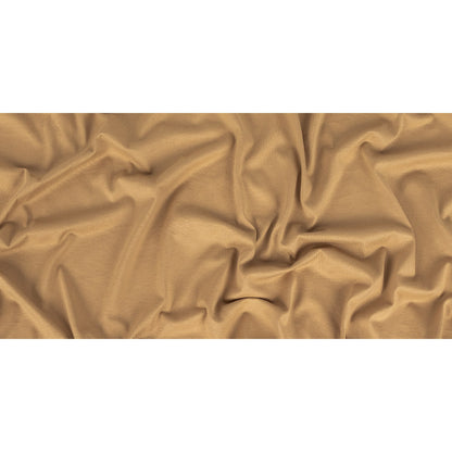 Gilded Beige Cotton and Rayon Jersey Folded