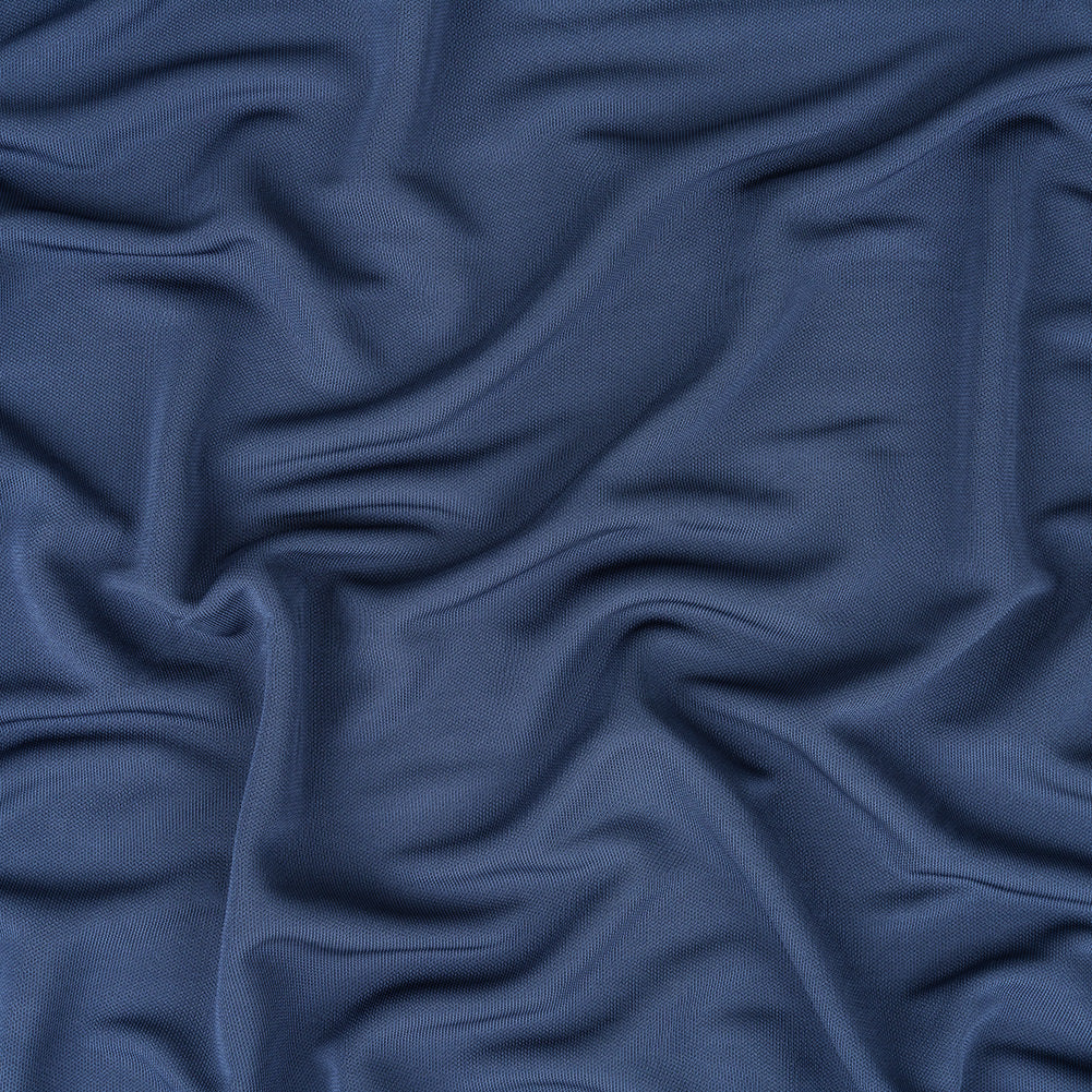 Dark Blue Rayon Pique Knit