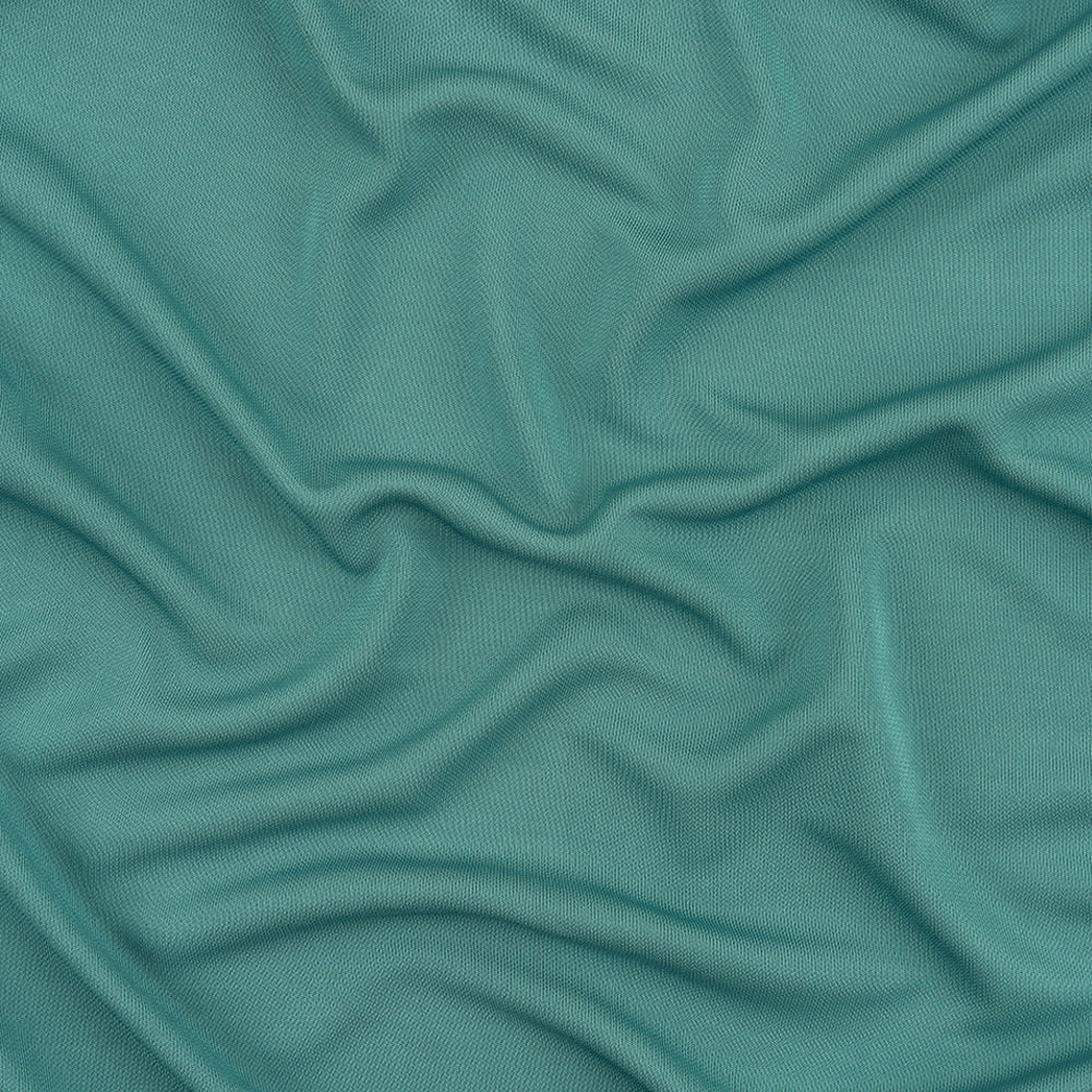 Lake Blue Rayon Pique Knit