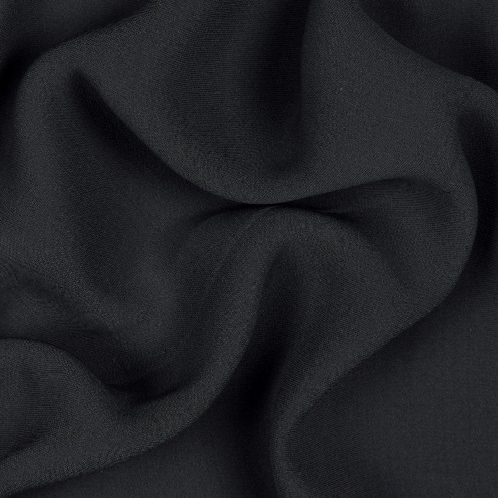Calvin Klein Gray High-Twist Silk Georgette - Detail