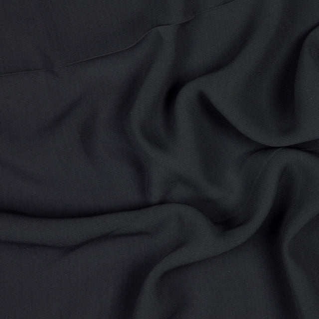 Calvin Klein Gray High-Twist Silk Georgette