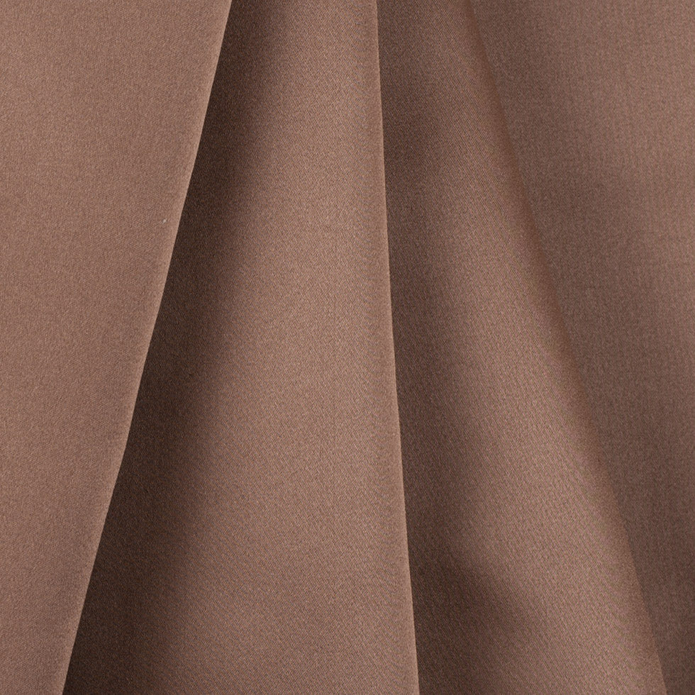 Hot Chocolate Double Faced Duchesse Satin - Folded