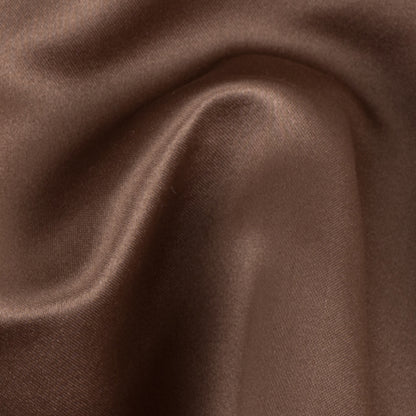 Hot Chocolate Double Faced Duchesse Satin - Detail