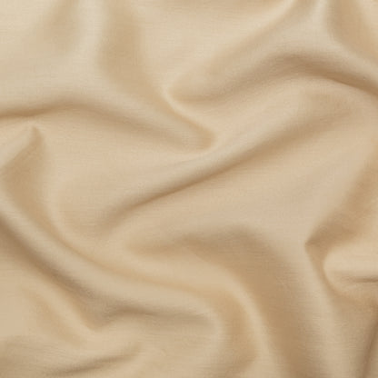 Warm Beige Silk and Wool Woven