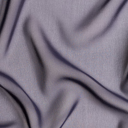 Purple Solid Silk Chiffon Detail