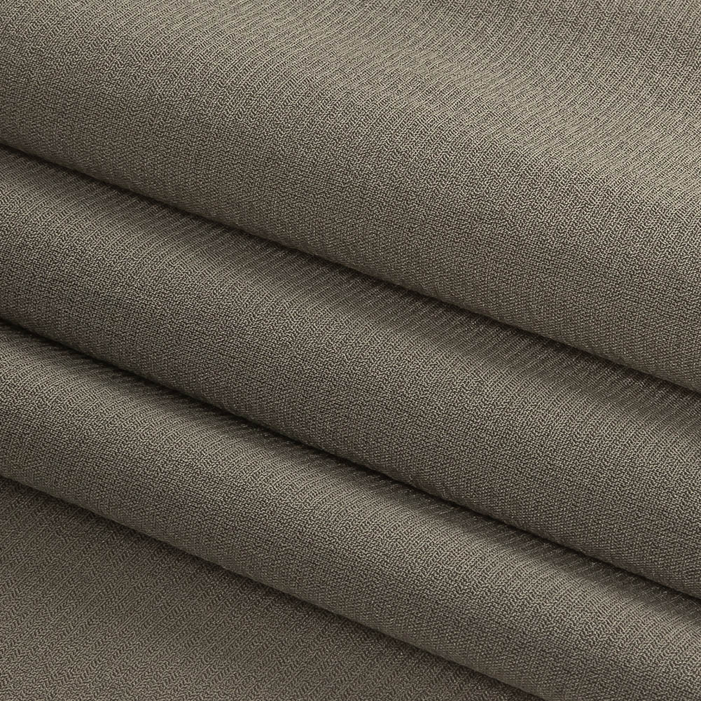 Gray Stretch Silk Chiffon - Folded