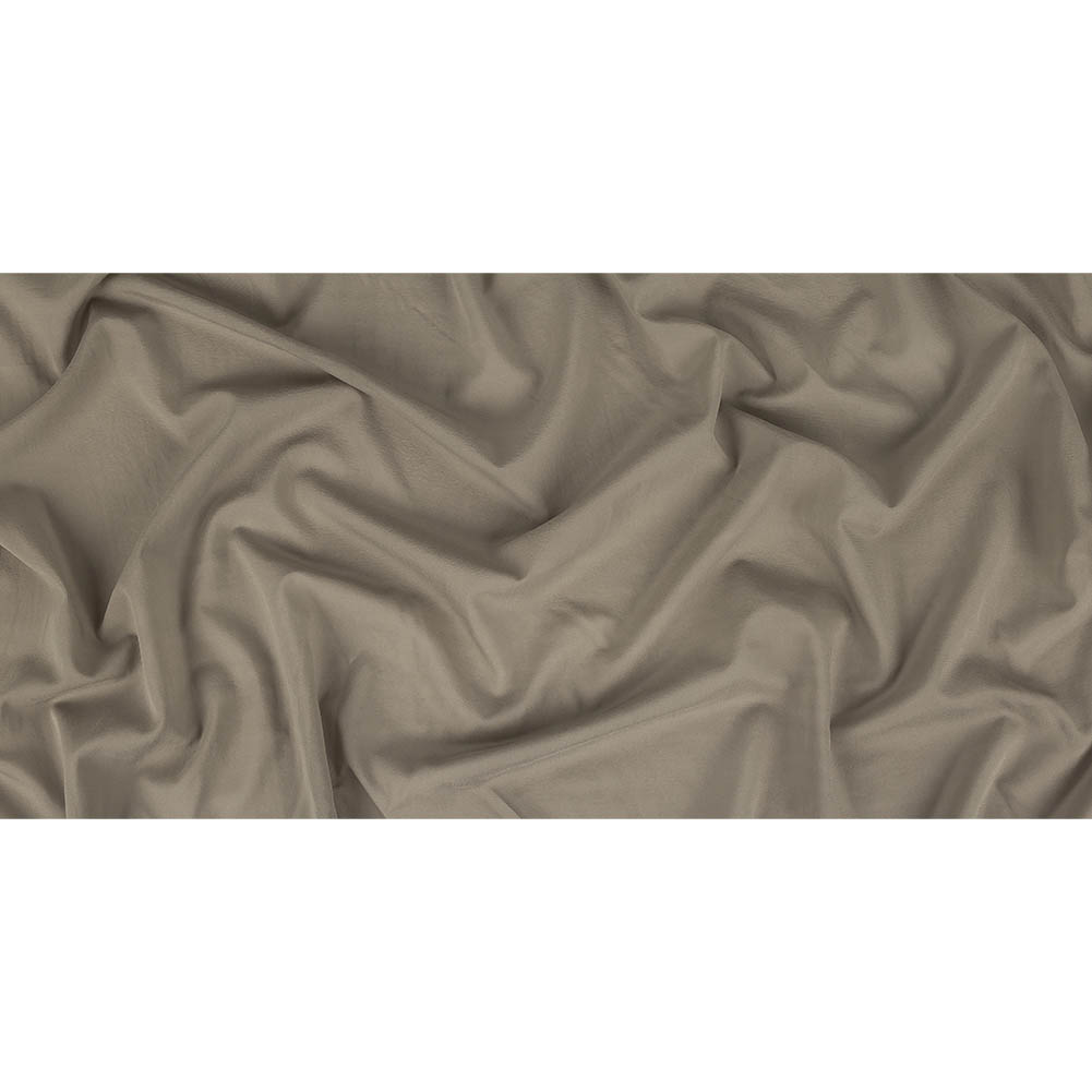 Gray Stretch Silk Chiffon - Full