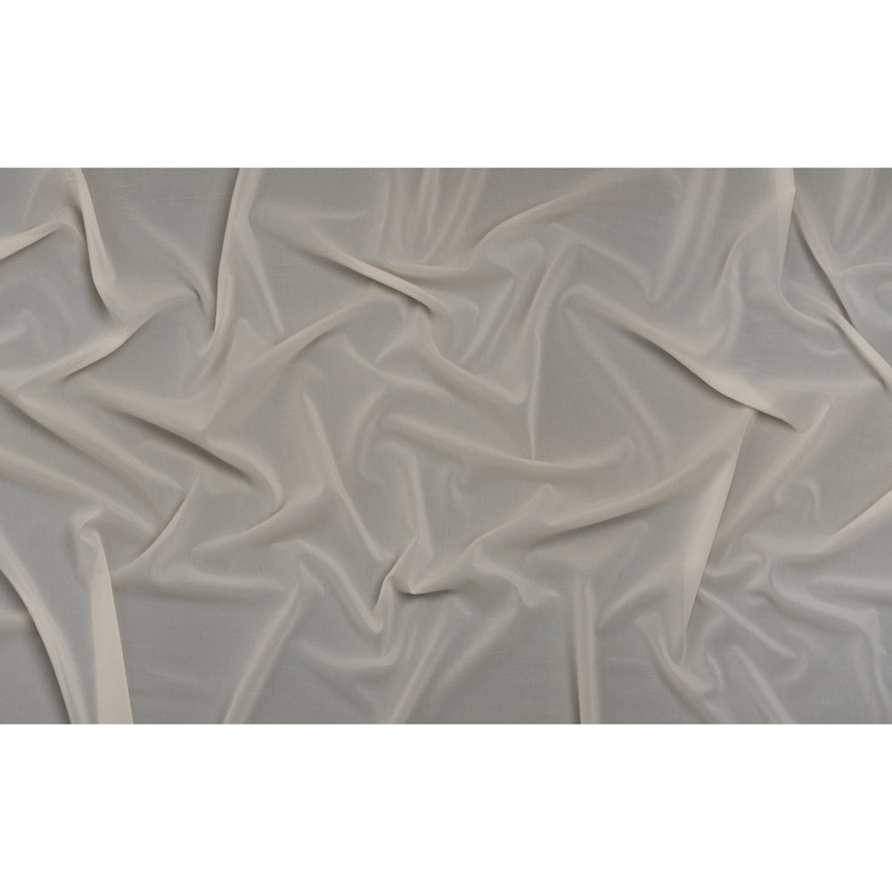 Stretch Silk Chiffon - Ivory - Deadstock - Full