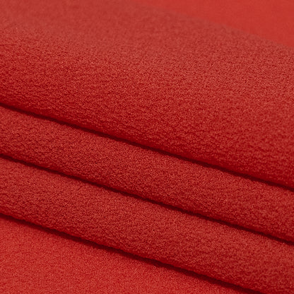 Scarlet Ibis Stretch Silk Georgette Folded
