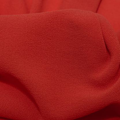 Scarlet Ibis Stretch Silk Georgette Detail