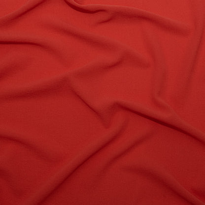 Scarlet Ibis Stretch Silk Georgette
