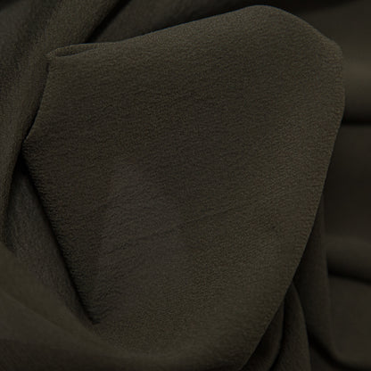 Kombu Green Stretch Silk Chiffon - Detail