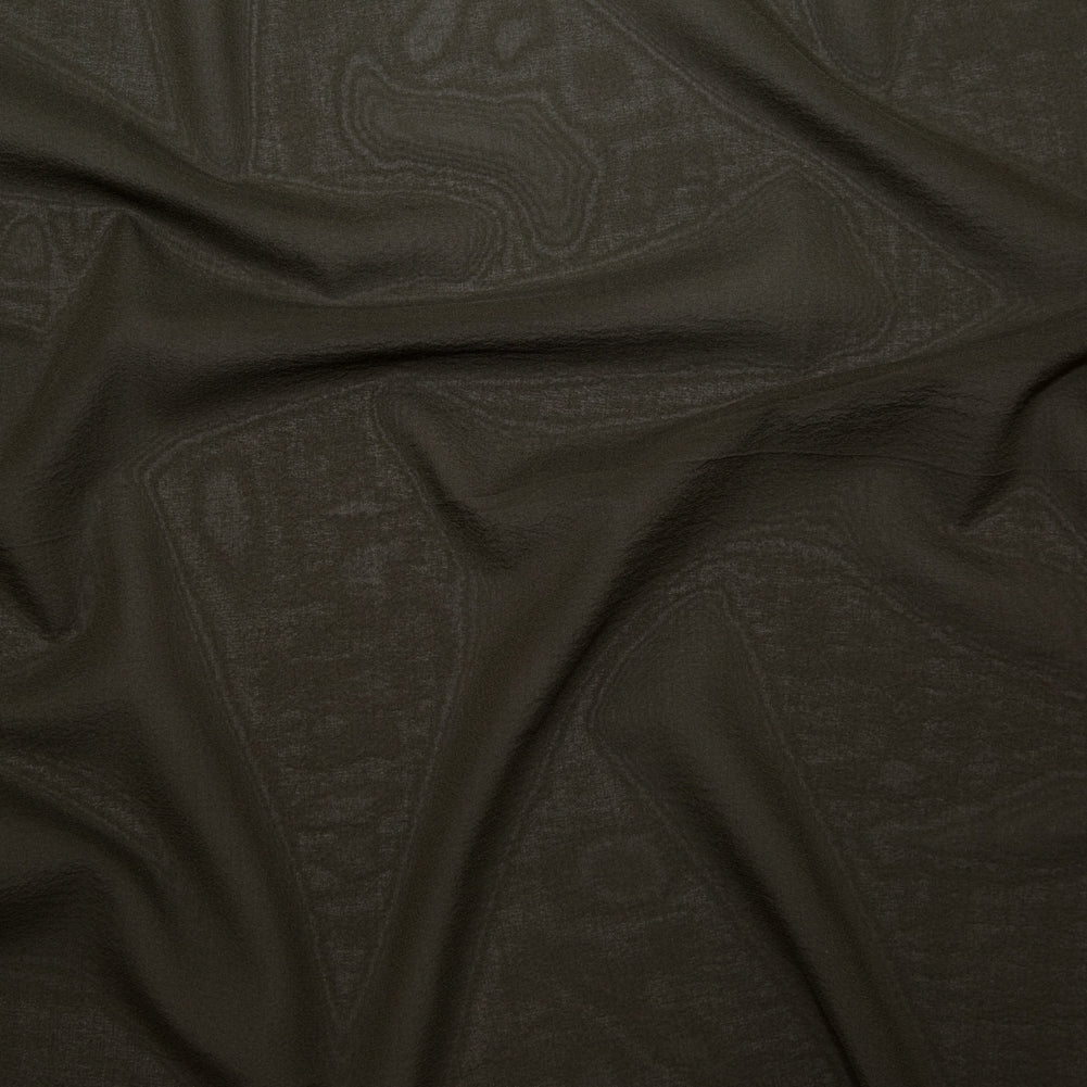 Kombu Green Stretch Silk Chiffon