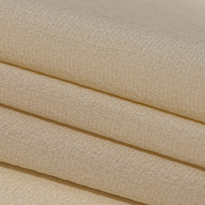Creme Brulee Stretch Silk Chiffon - Folded
