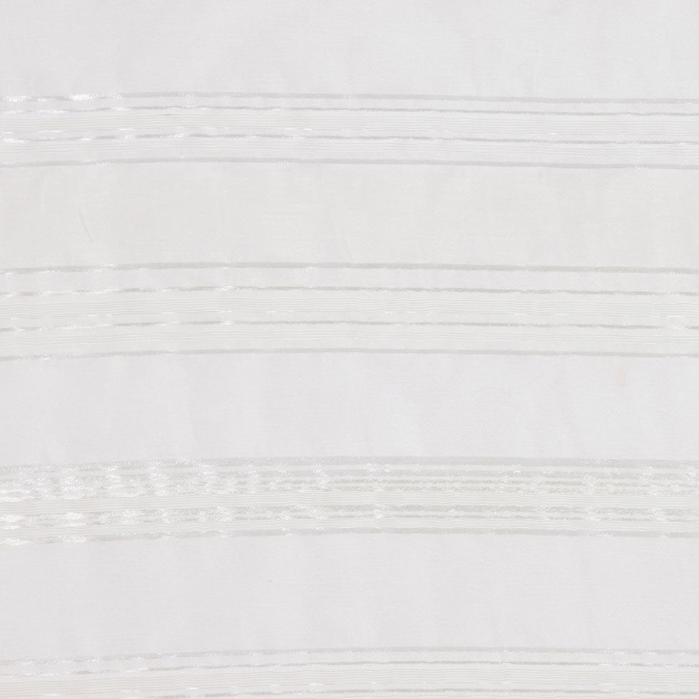 Antique White Striped Woven