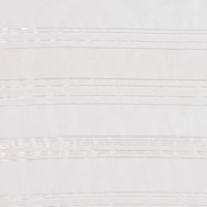 Antique White Striped Woven